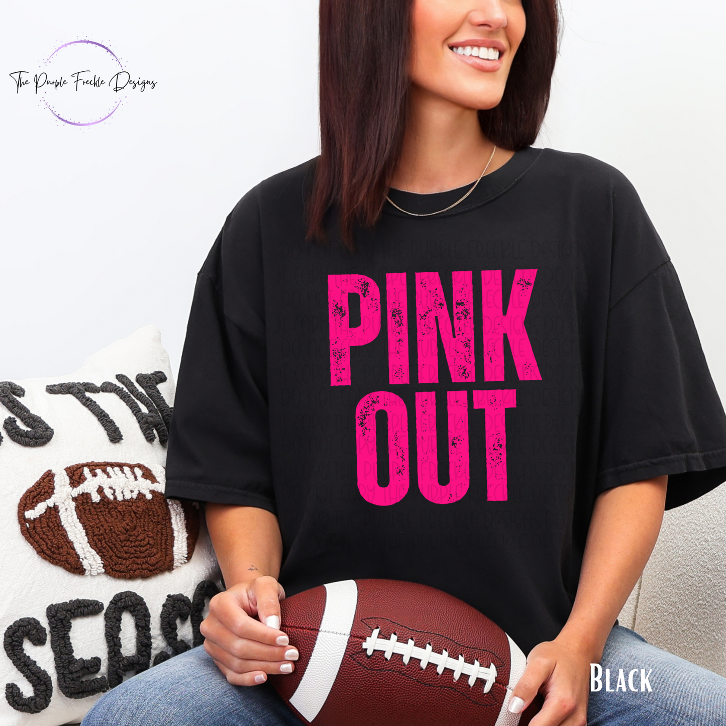Block Letter Pink Out