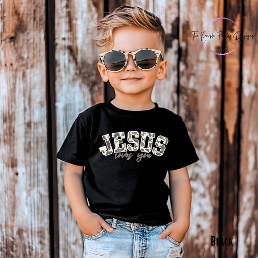 Camo Jesus Loves You