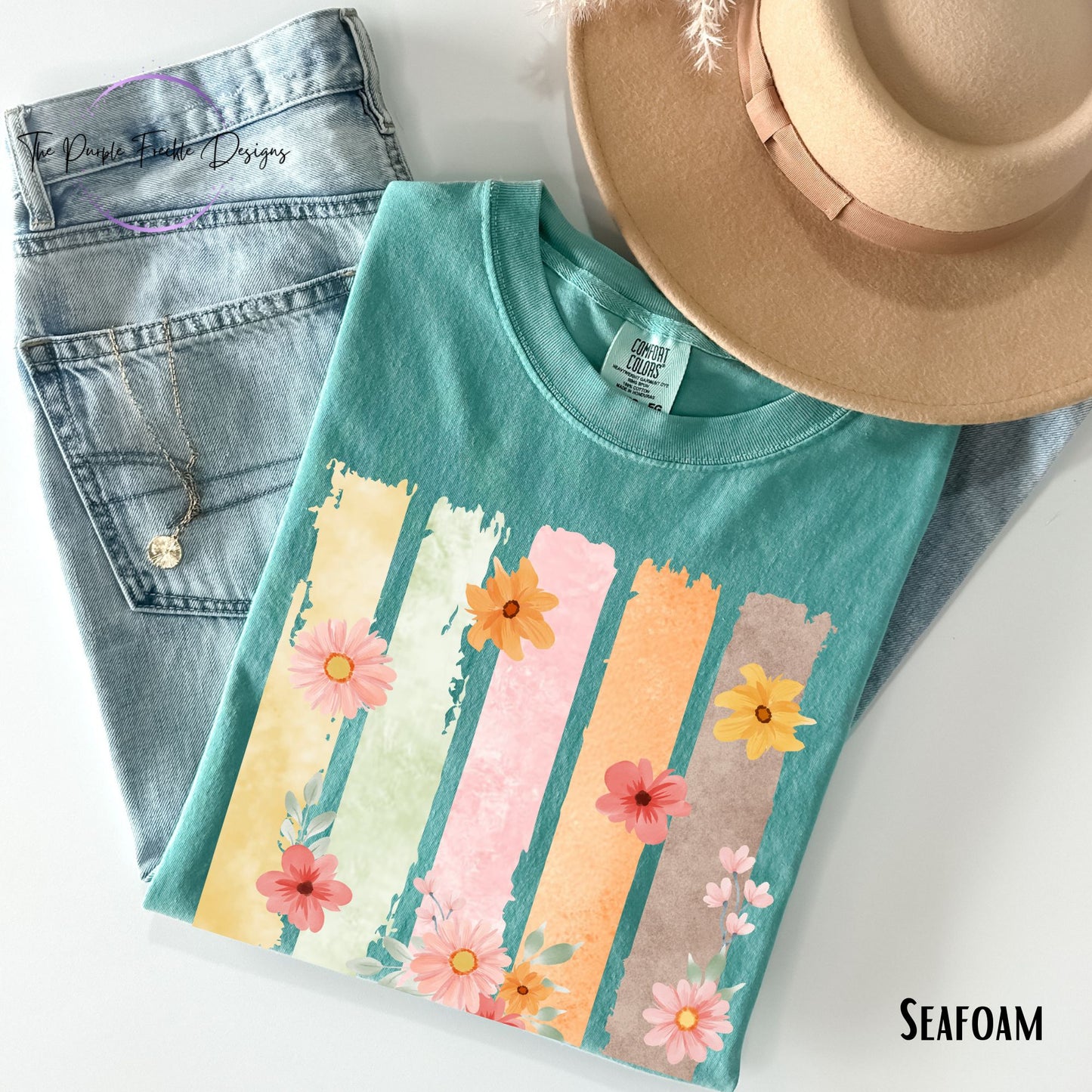 Brushstroke Floral Scenes
