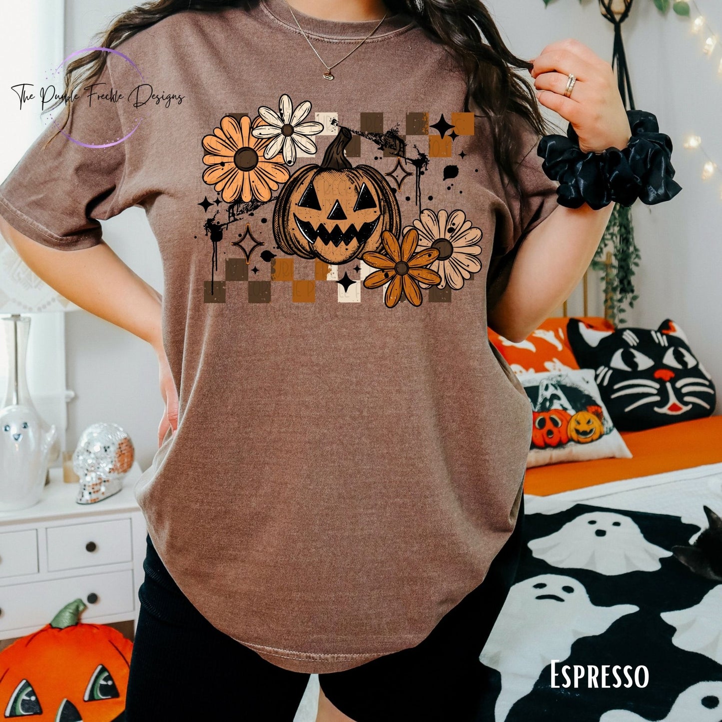 Pumpkin Checkered