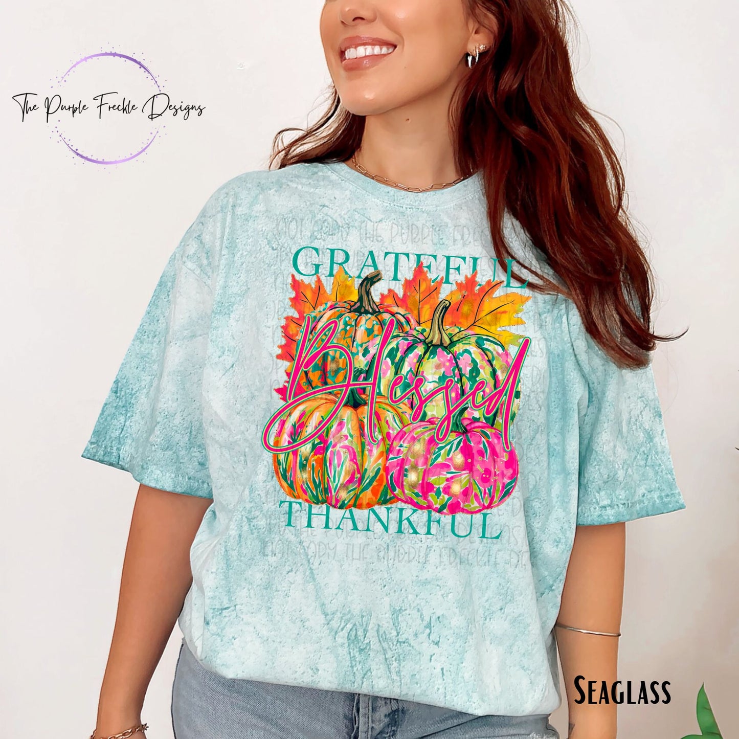 Colorful Grateful Thankful Blessed