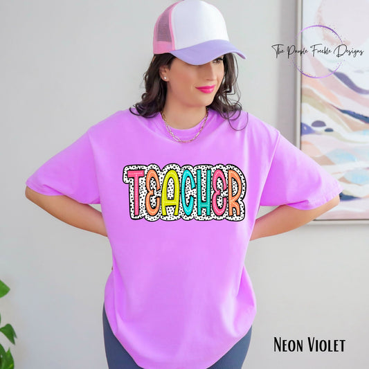 Teacher Dalmatian Print