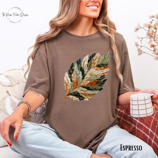 Hand Painted Leaf