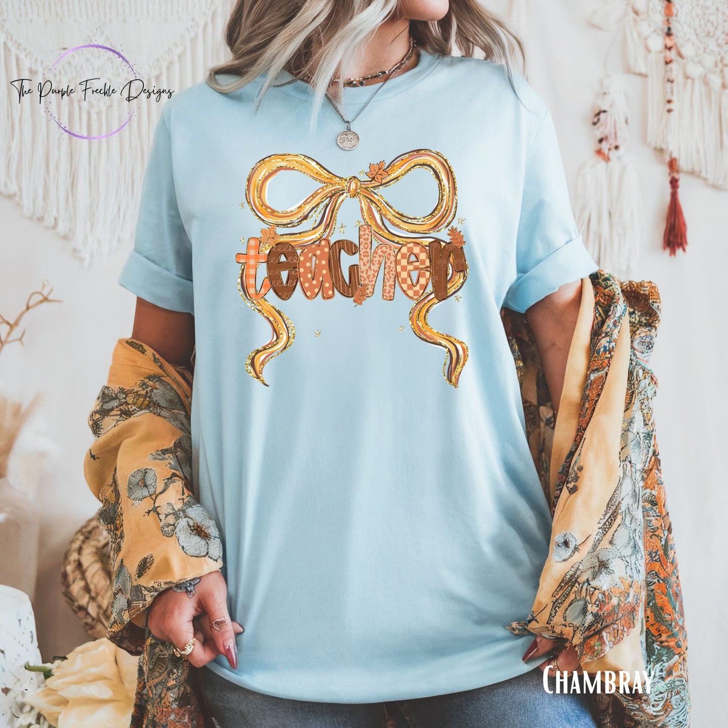 Fall Teacher Bow