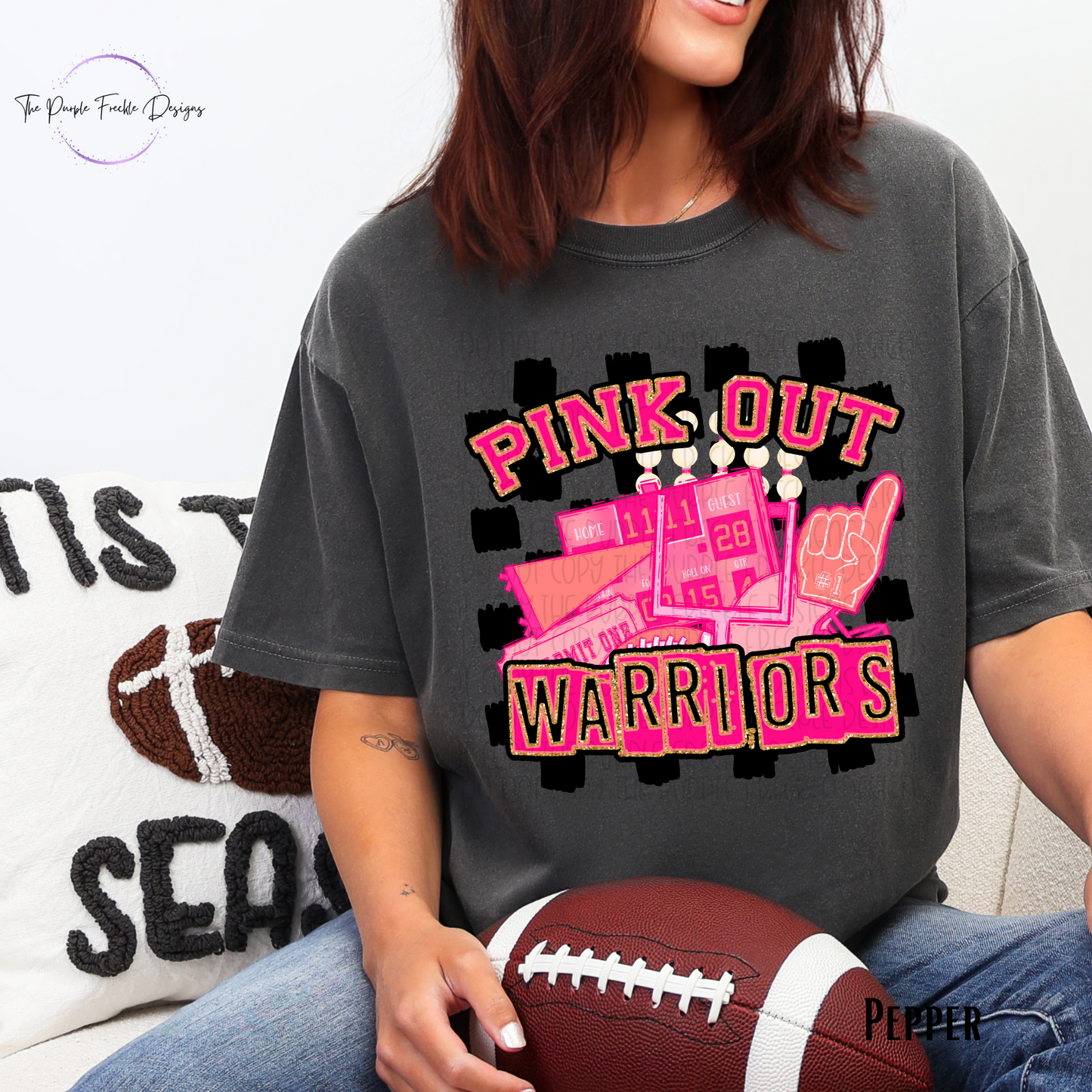 Pink Out Mascot