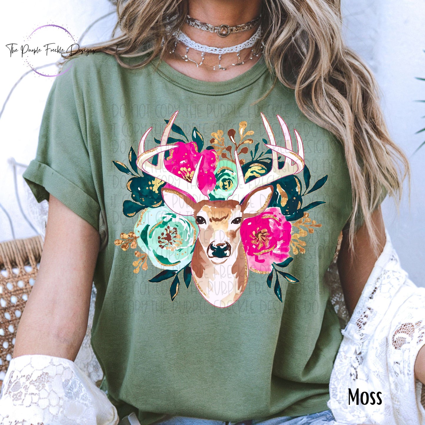 Deer Head Floral