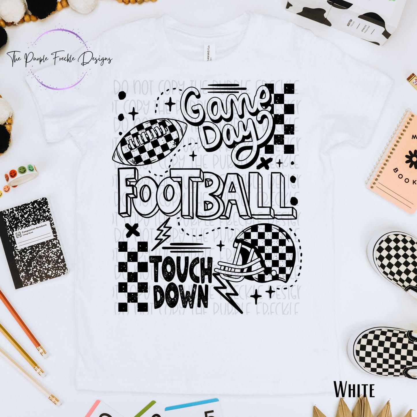 Football Checkered Collage