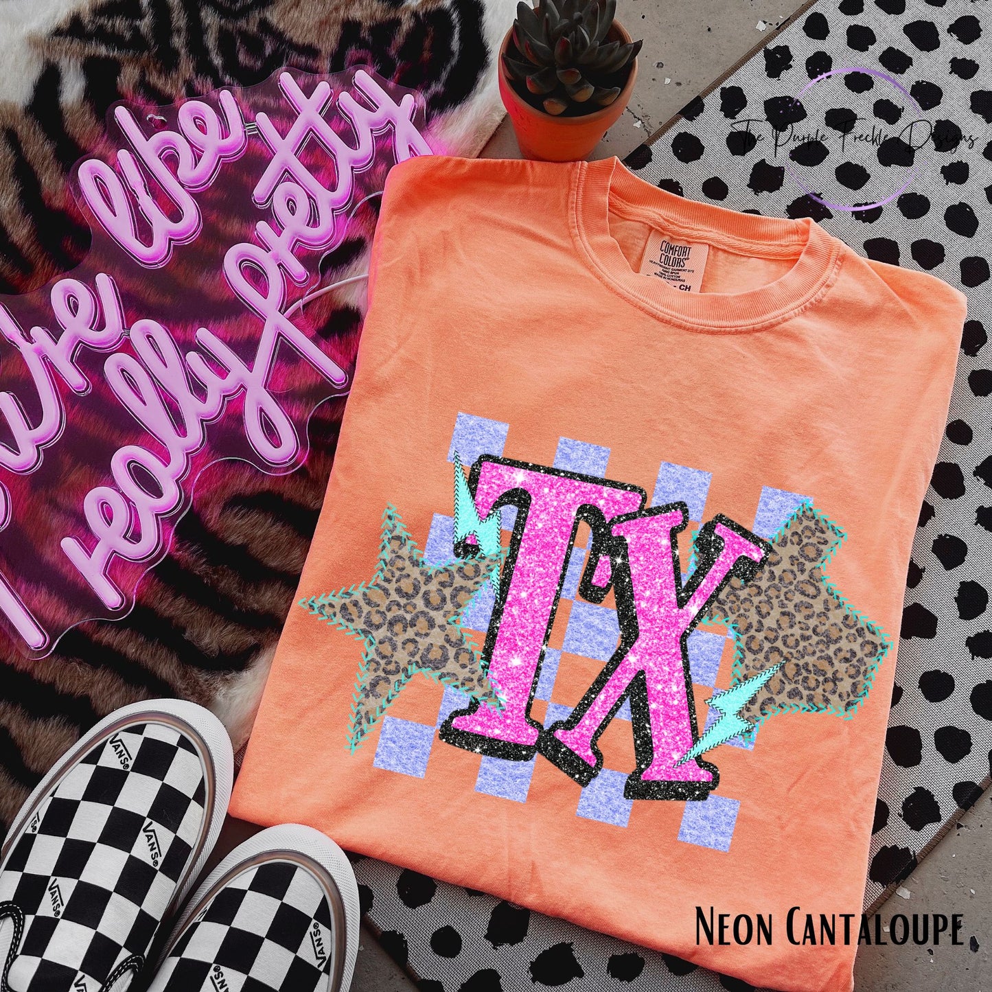 Glitter Checkered State