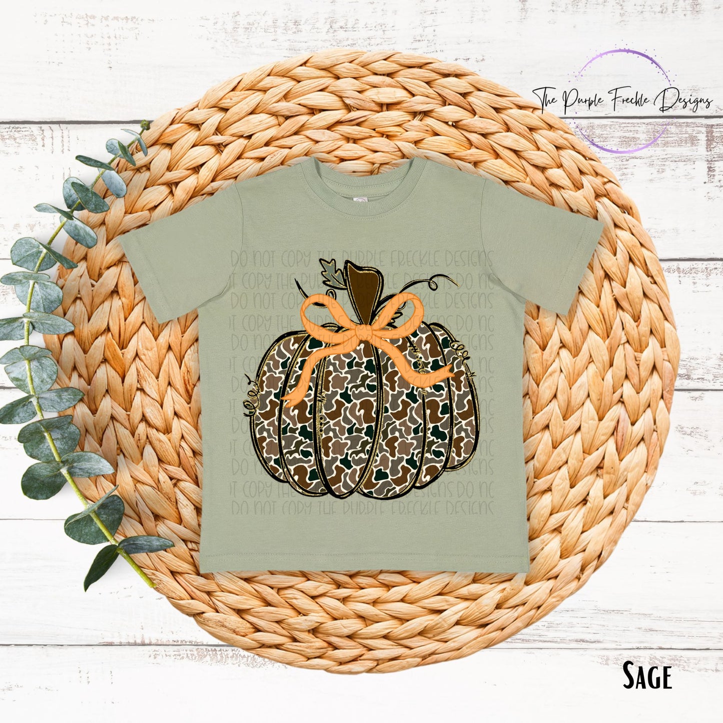 Girls Camo Pumpkin