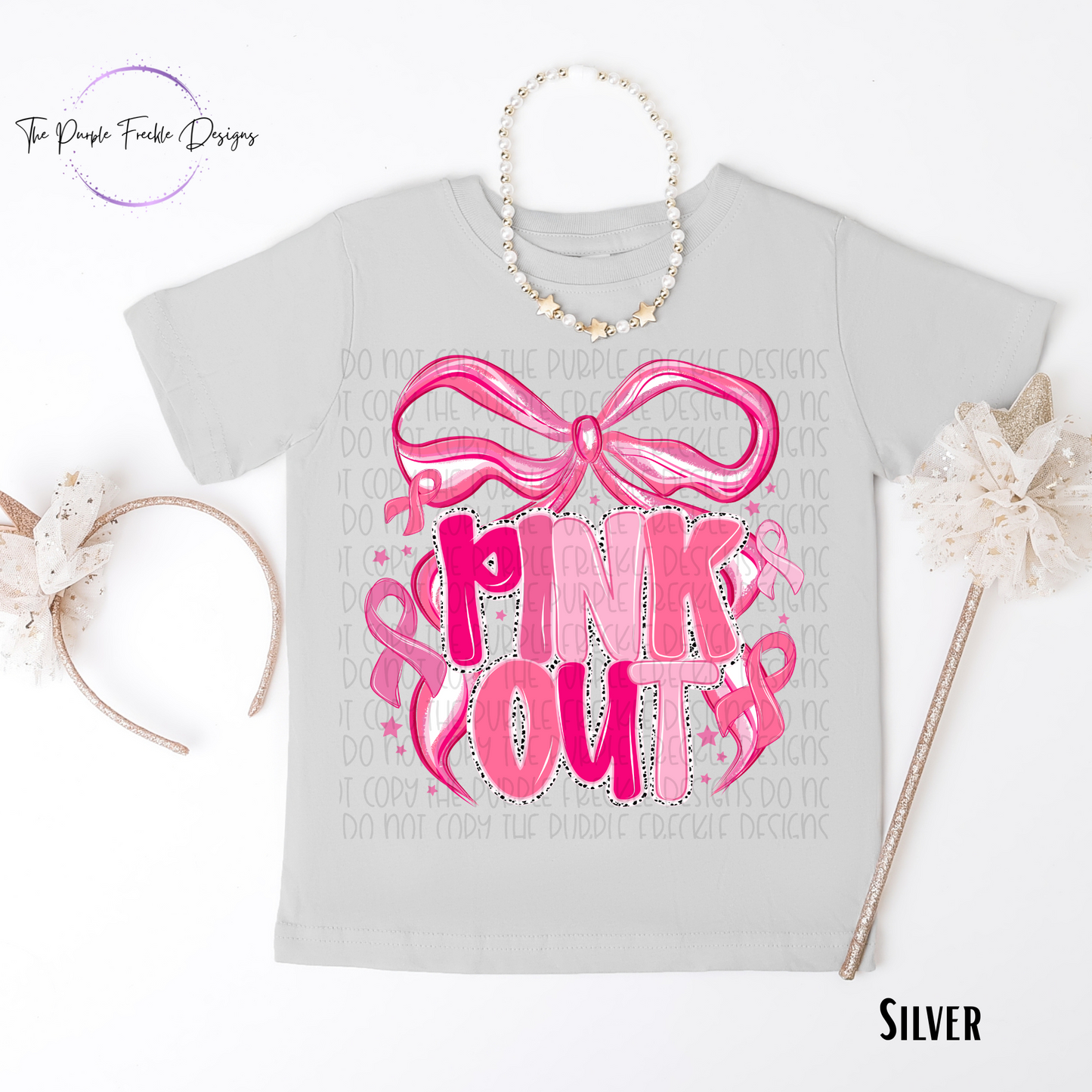 Pink Out Bow Kids