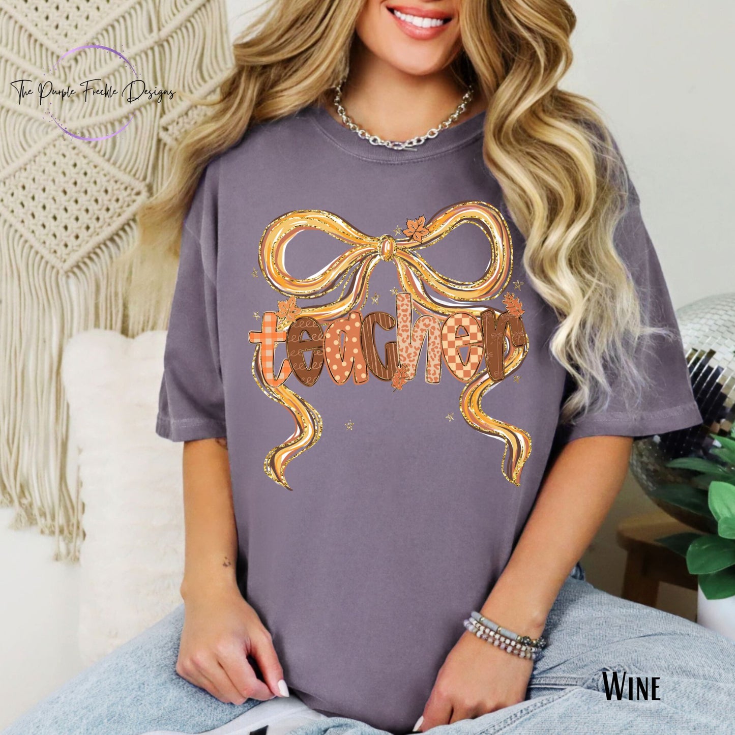 Fall Teacher Bow