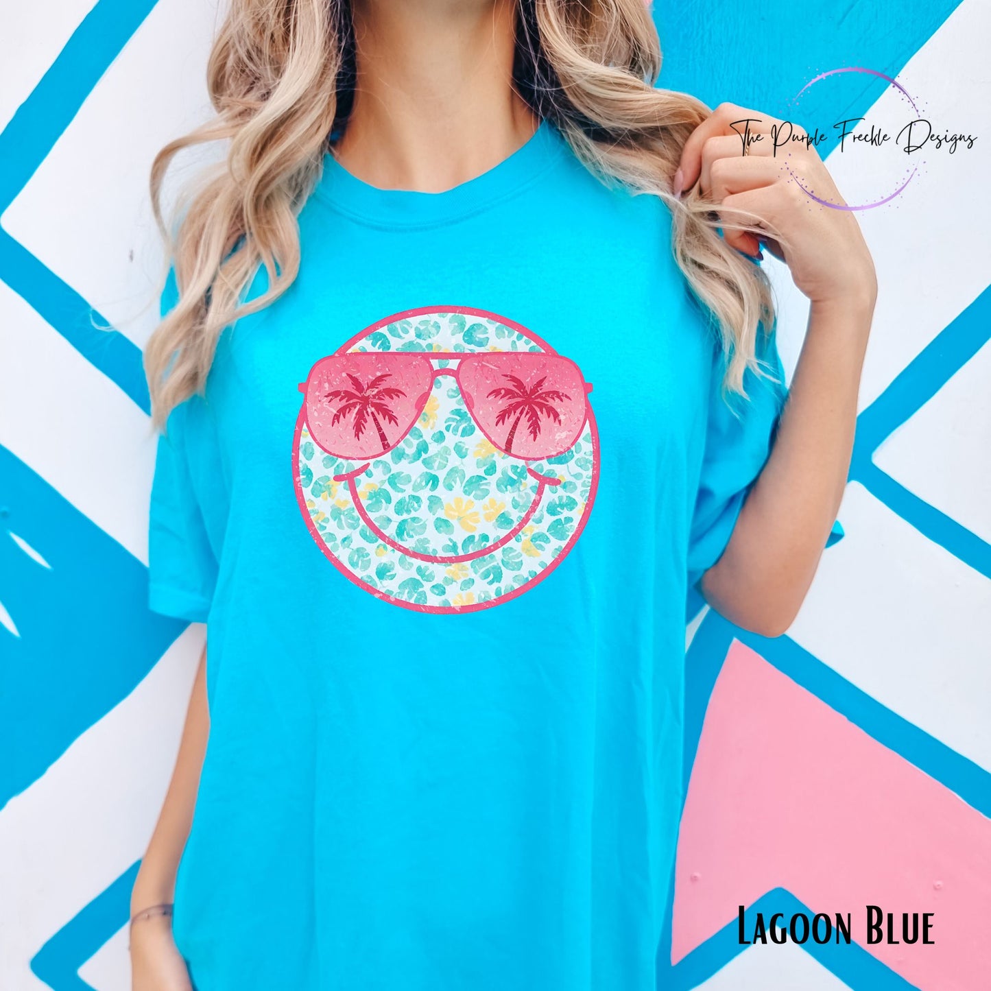 Teal Summer Smiley