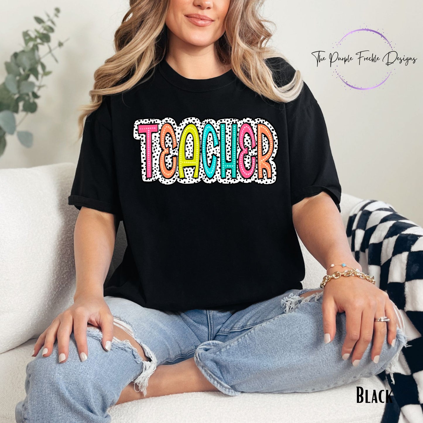 Teacher Dalmatian Print