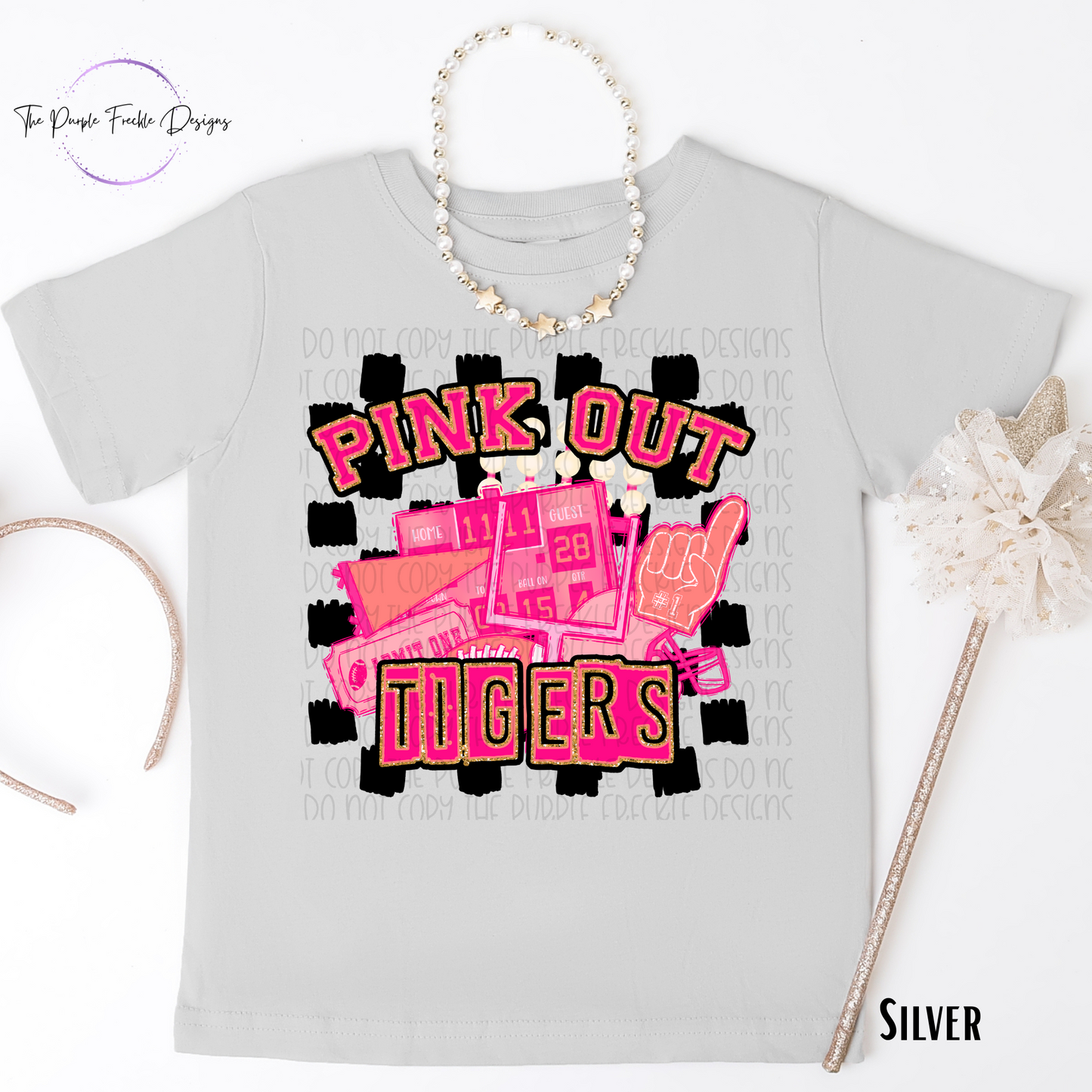 Pink Out Mascot Kids