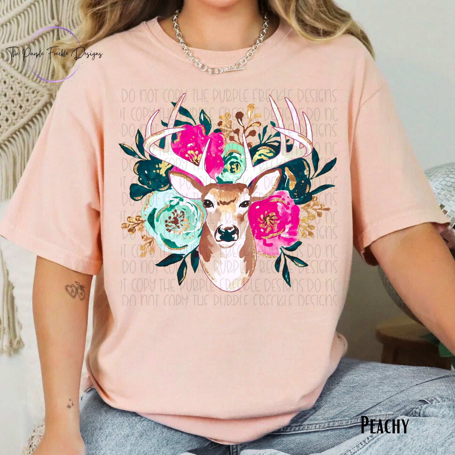 Deer Head Floral