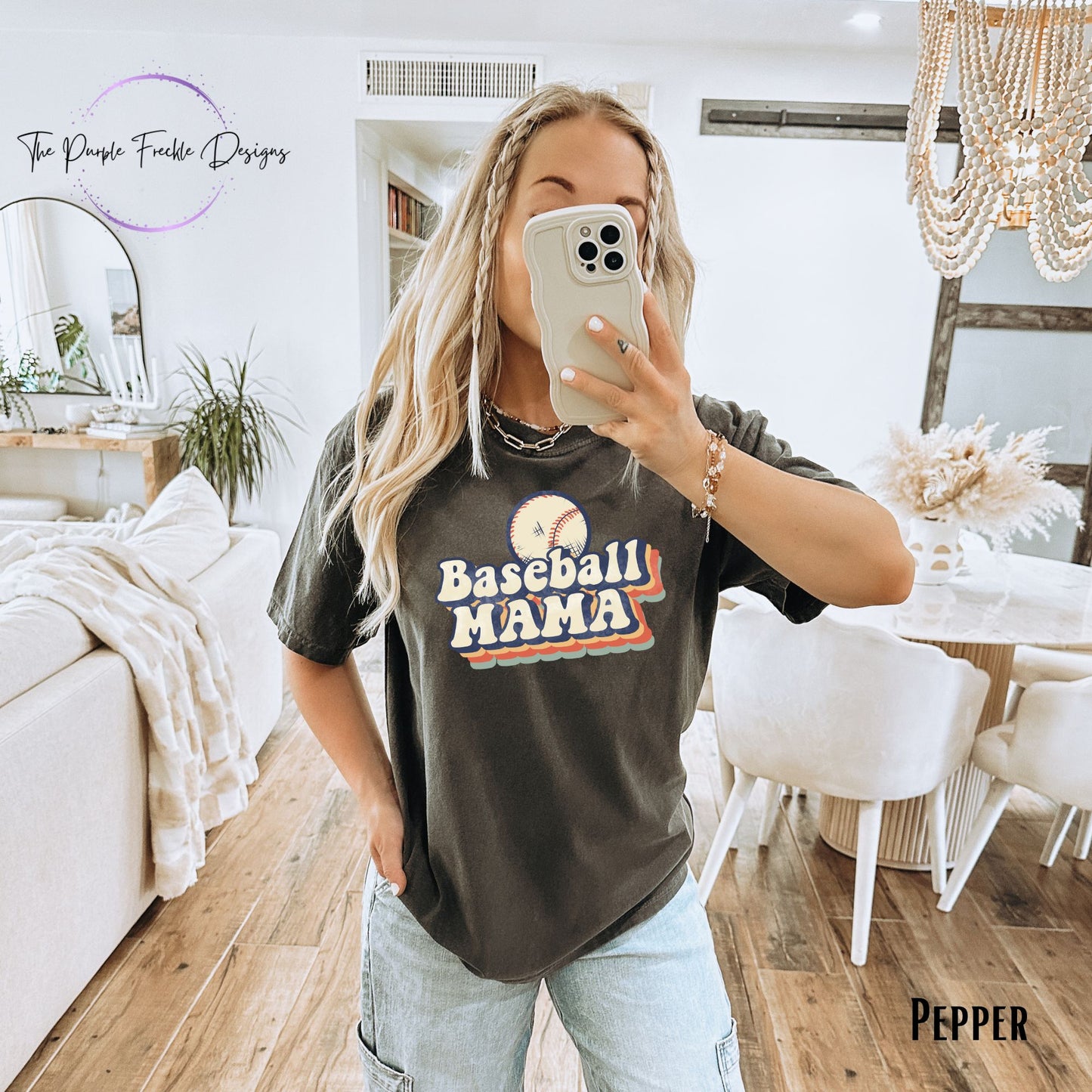 Vintage Baseball Mama