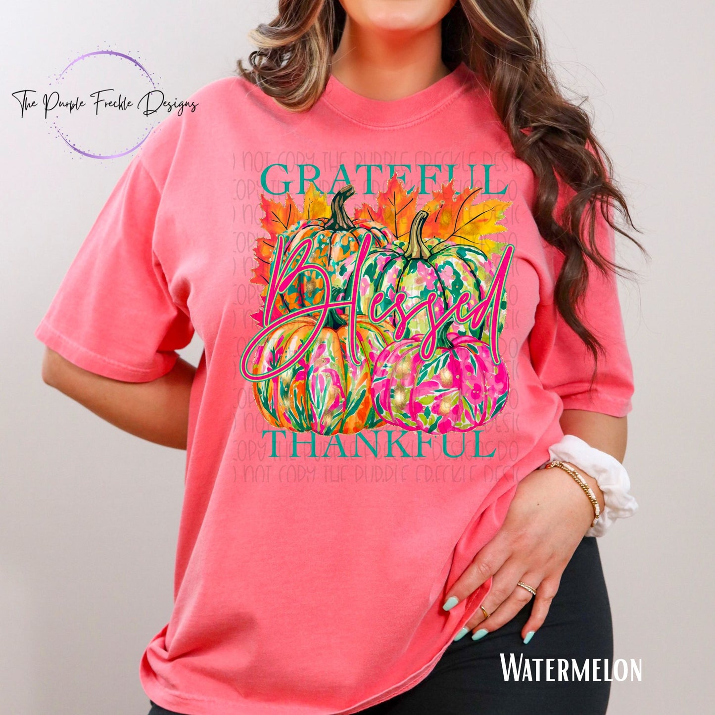 Colorful Grateful Thankful Blessed