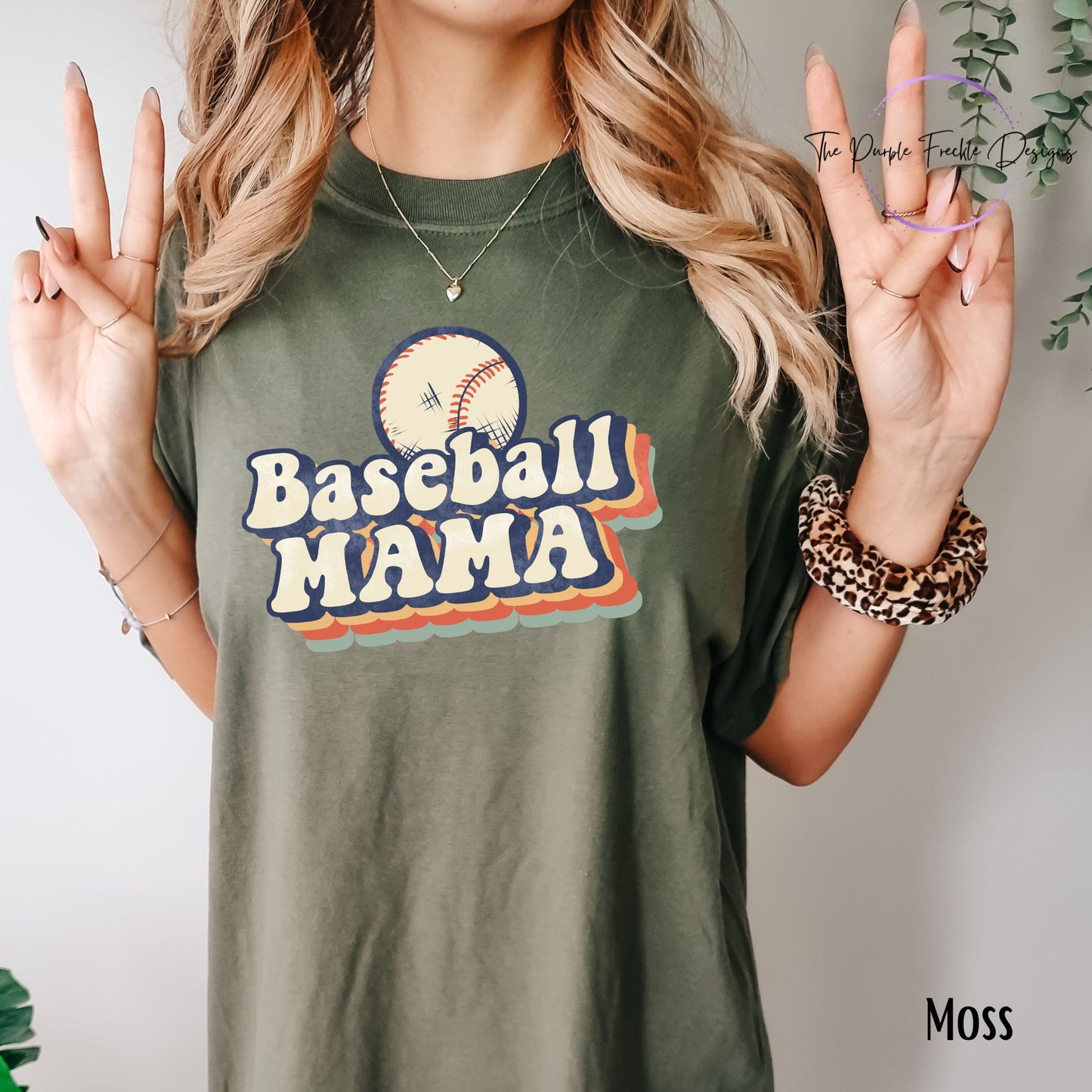 Vintage Baseball Mama