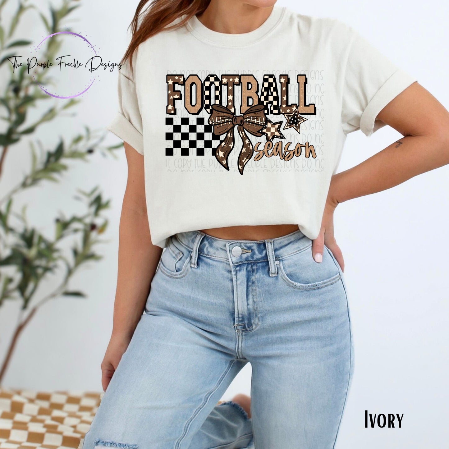 Football Season Bow