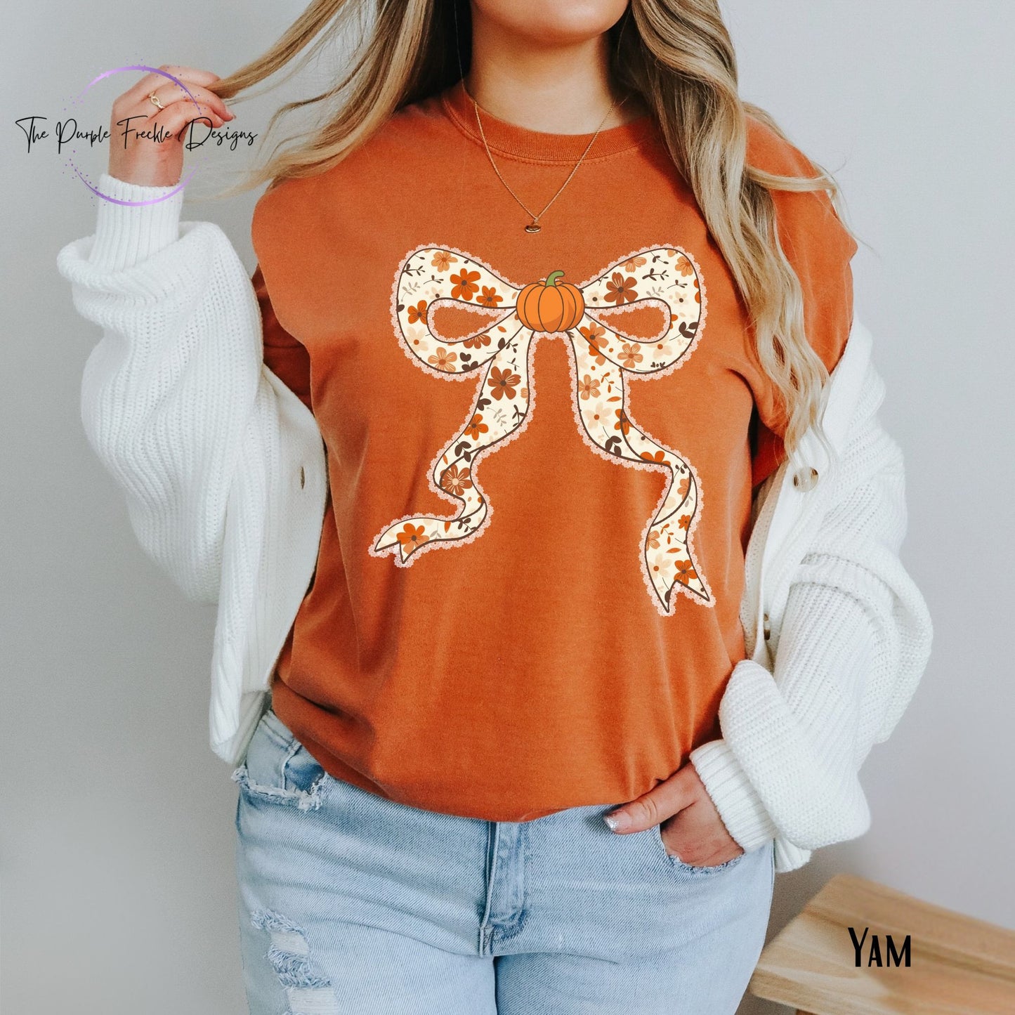 Pretty Pumpkin Bow