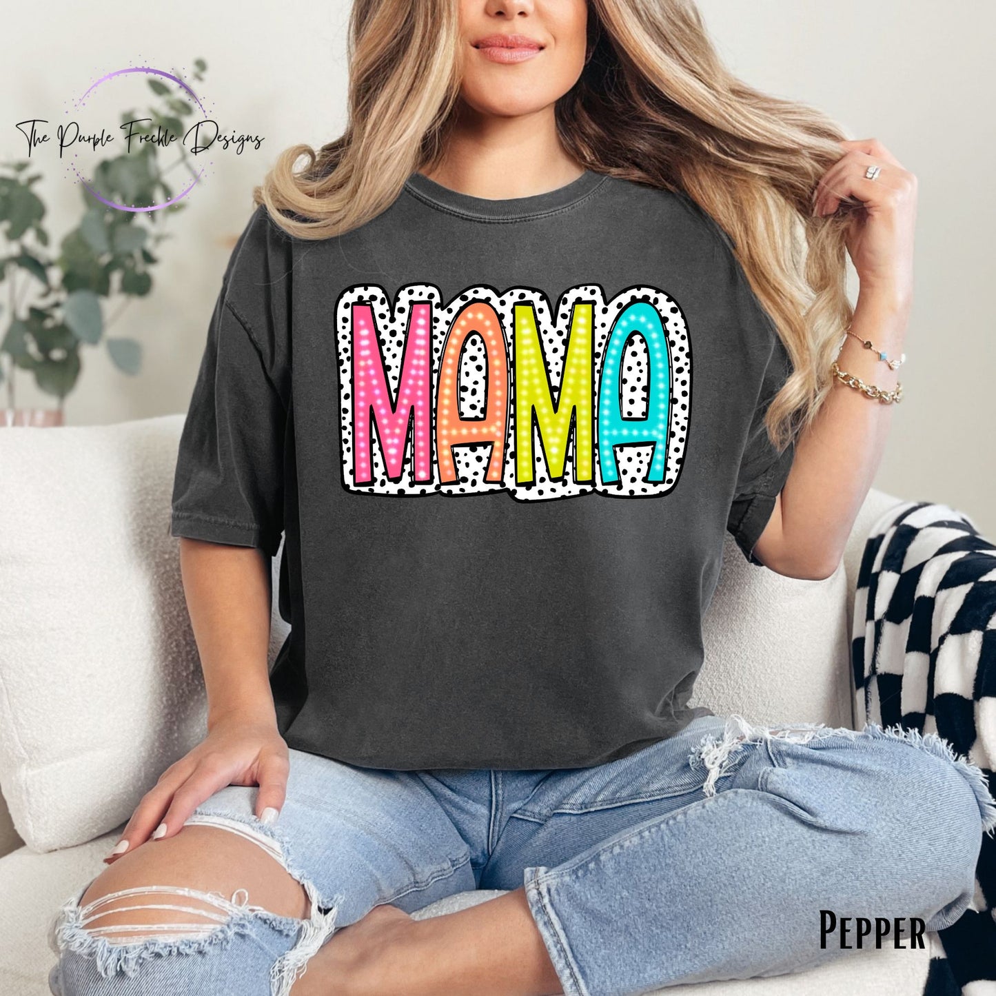Mama Dalmatian Print