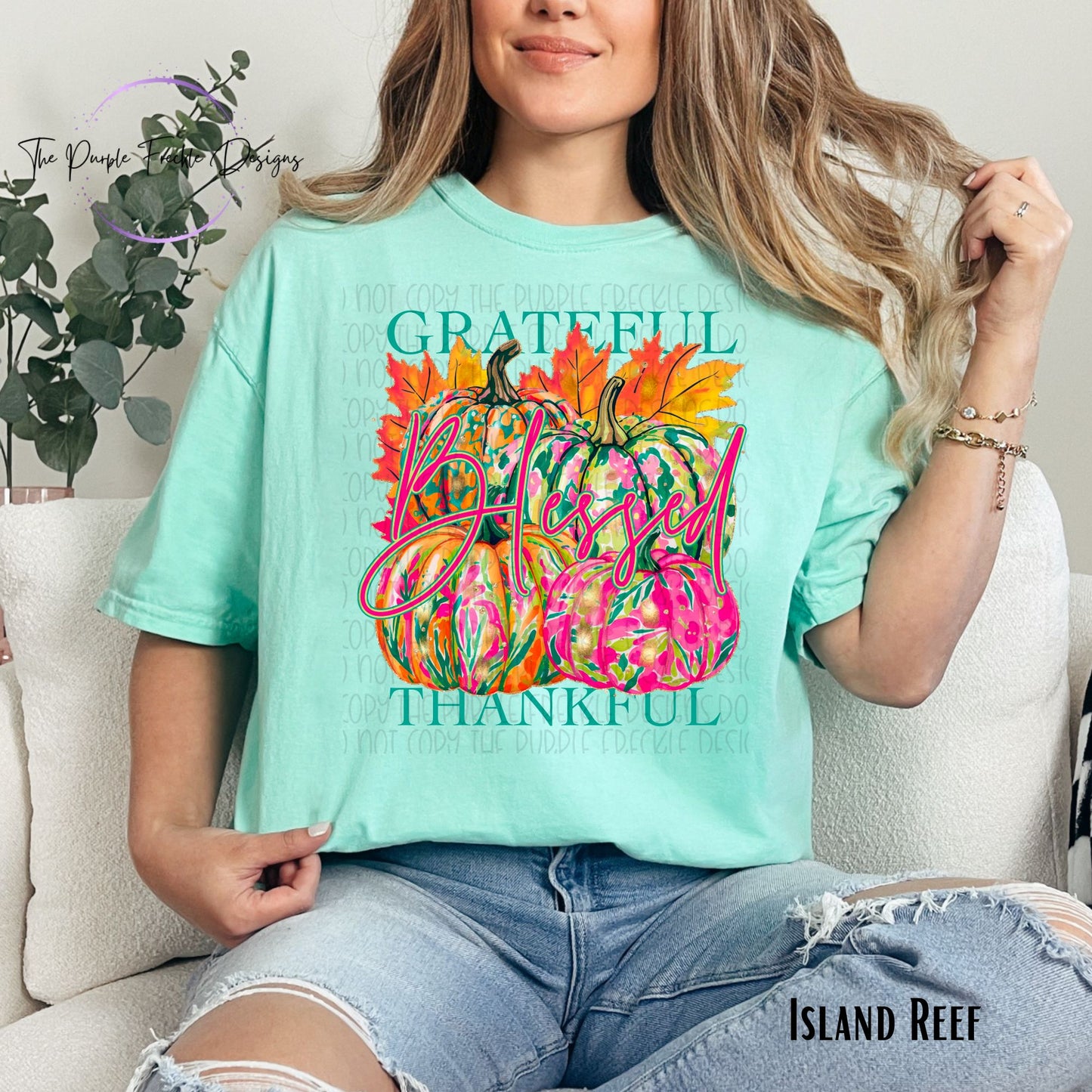 Colorful Grateful Thankful Blessed