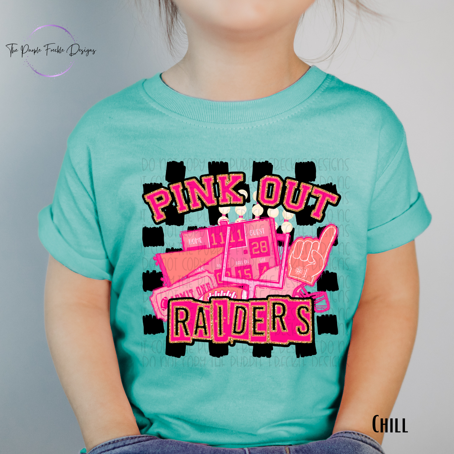 Pink Out Mascot Kids