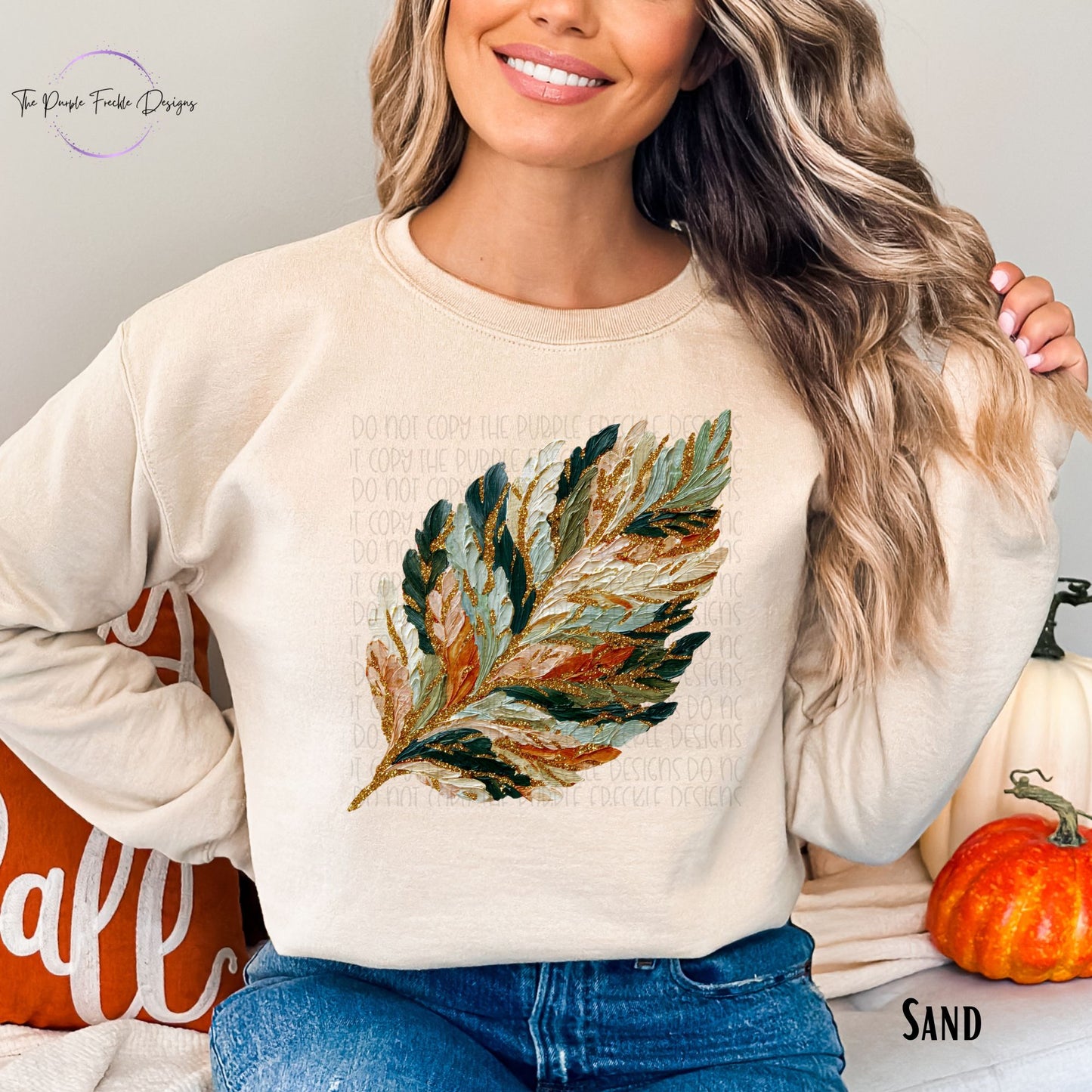Hand Painted Leaf