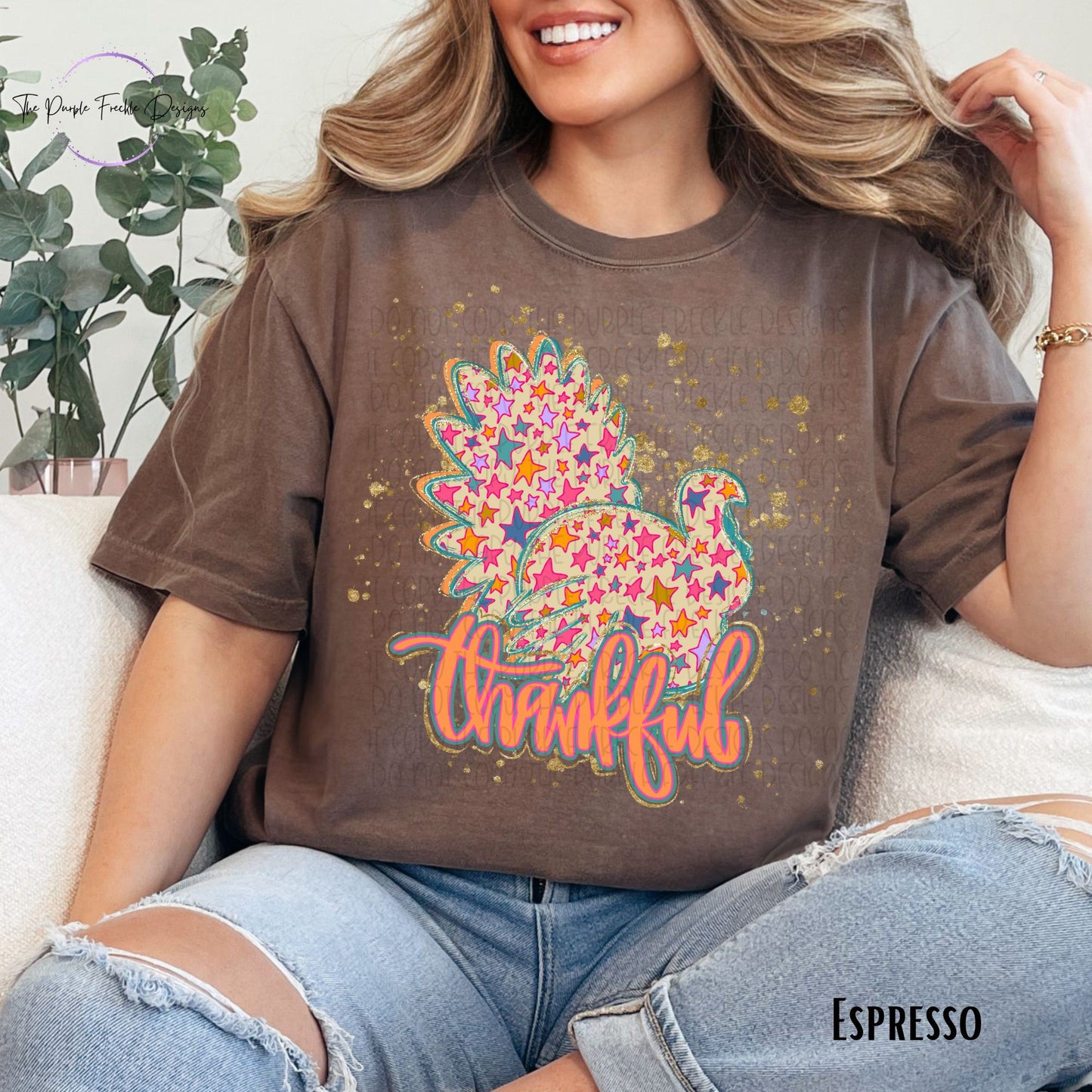 Retro Thankful Turkey