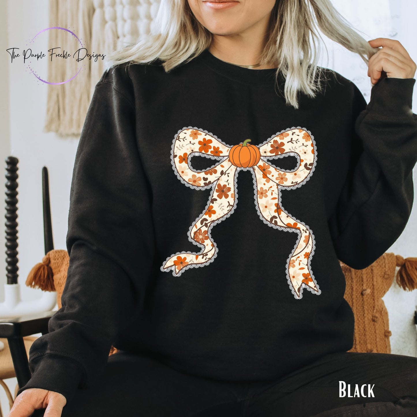 Pretty Pumpkin Bow