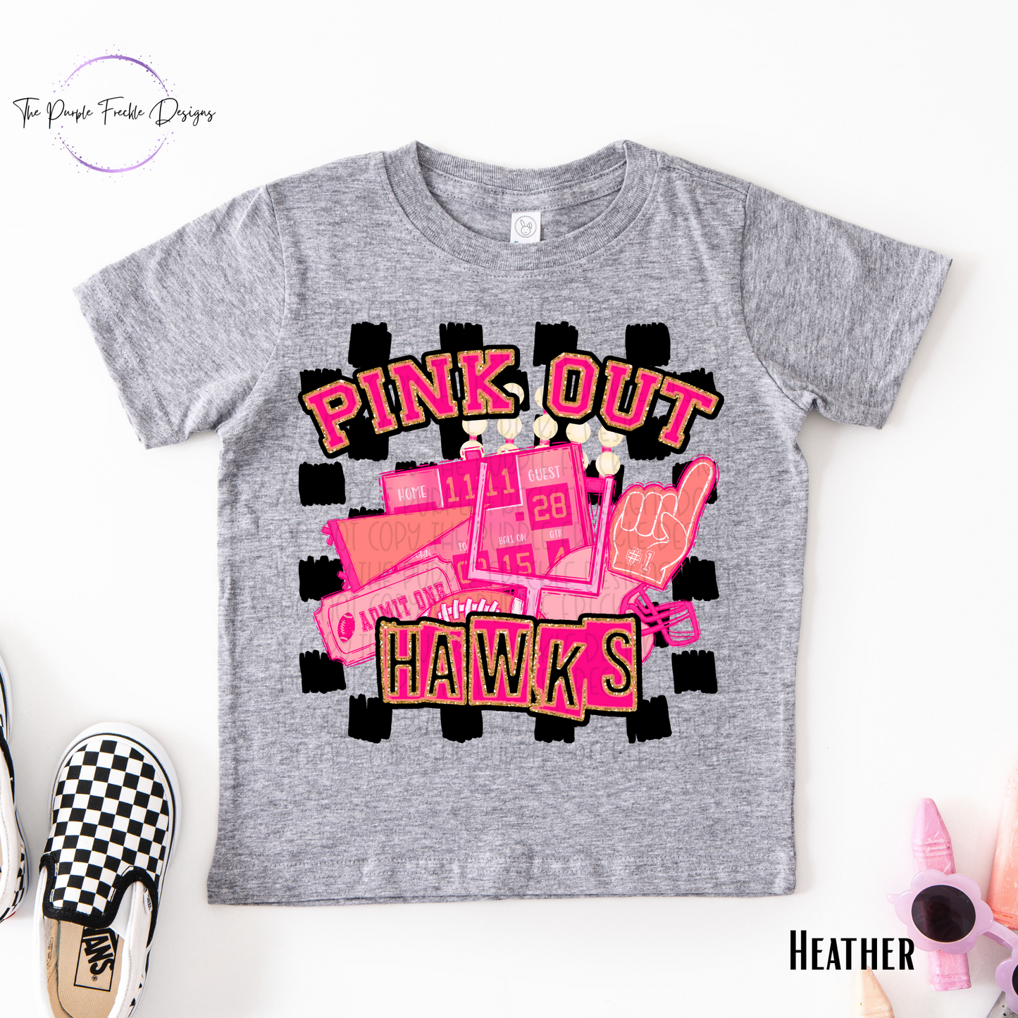 Pink Out Mascot Kids