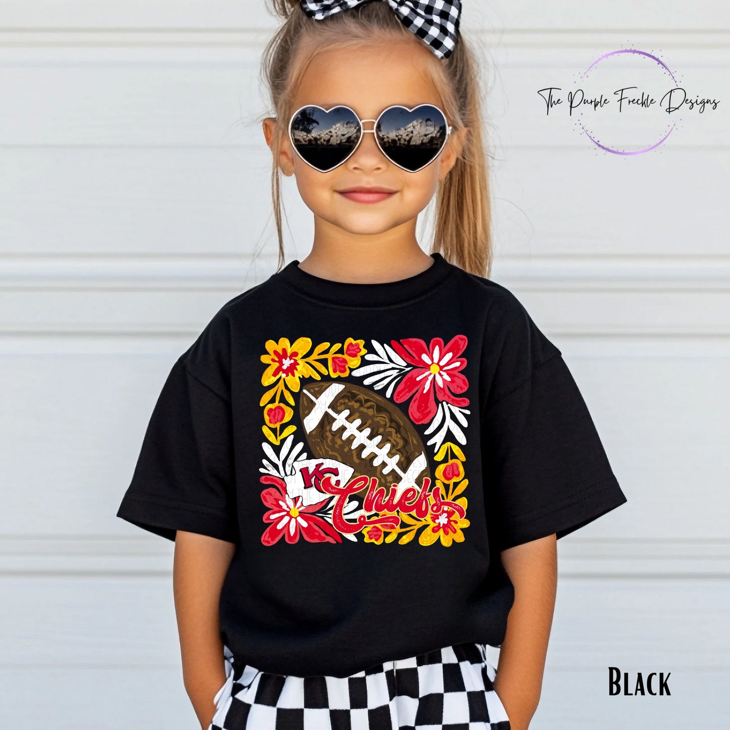 Floral Football Teams Kids