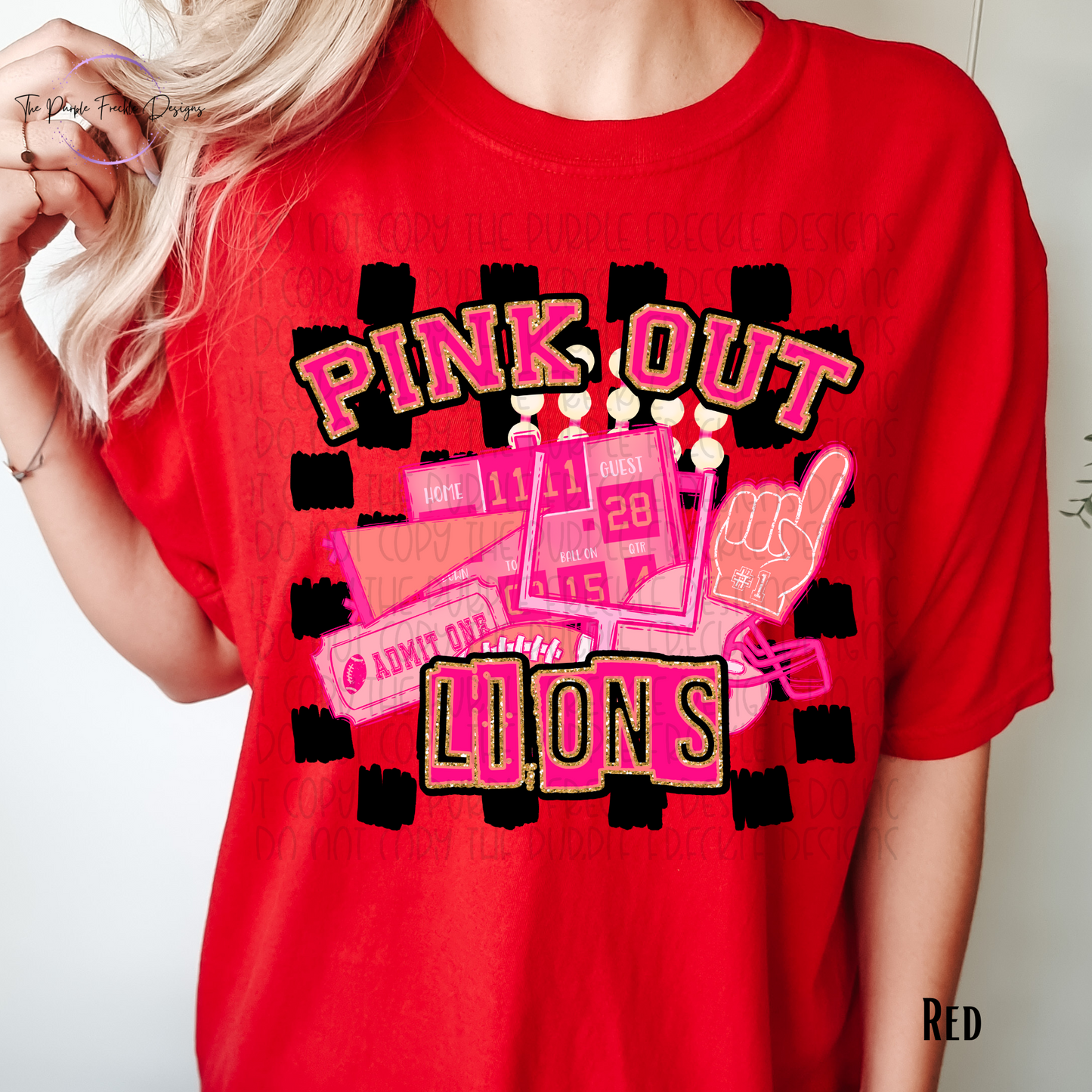 Pink Out Mascot
