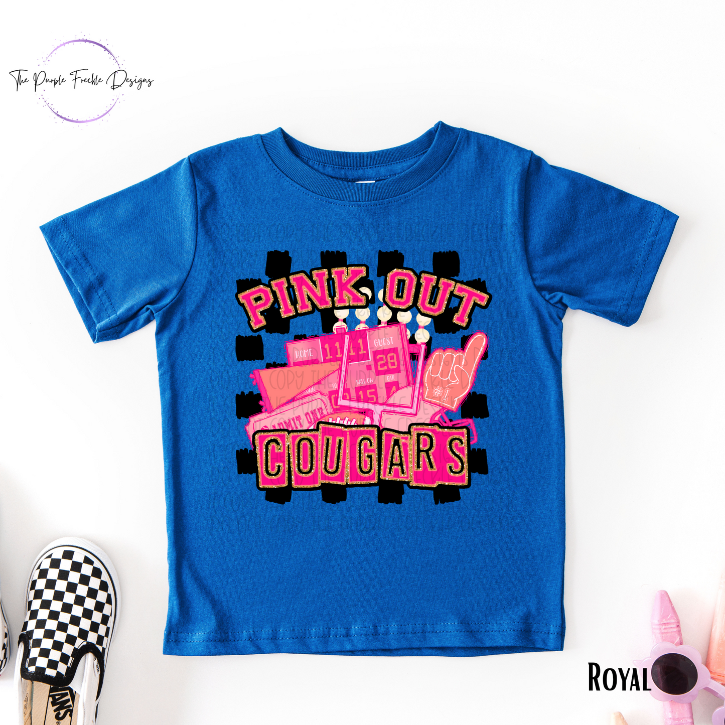 Pink Out Mascot Kids