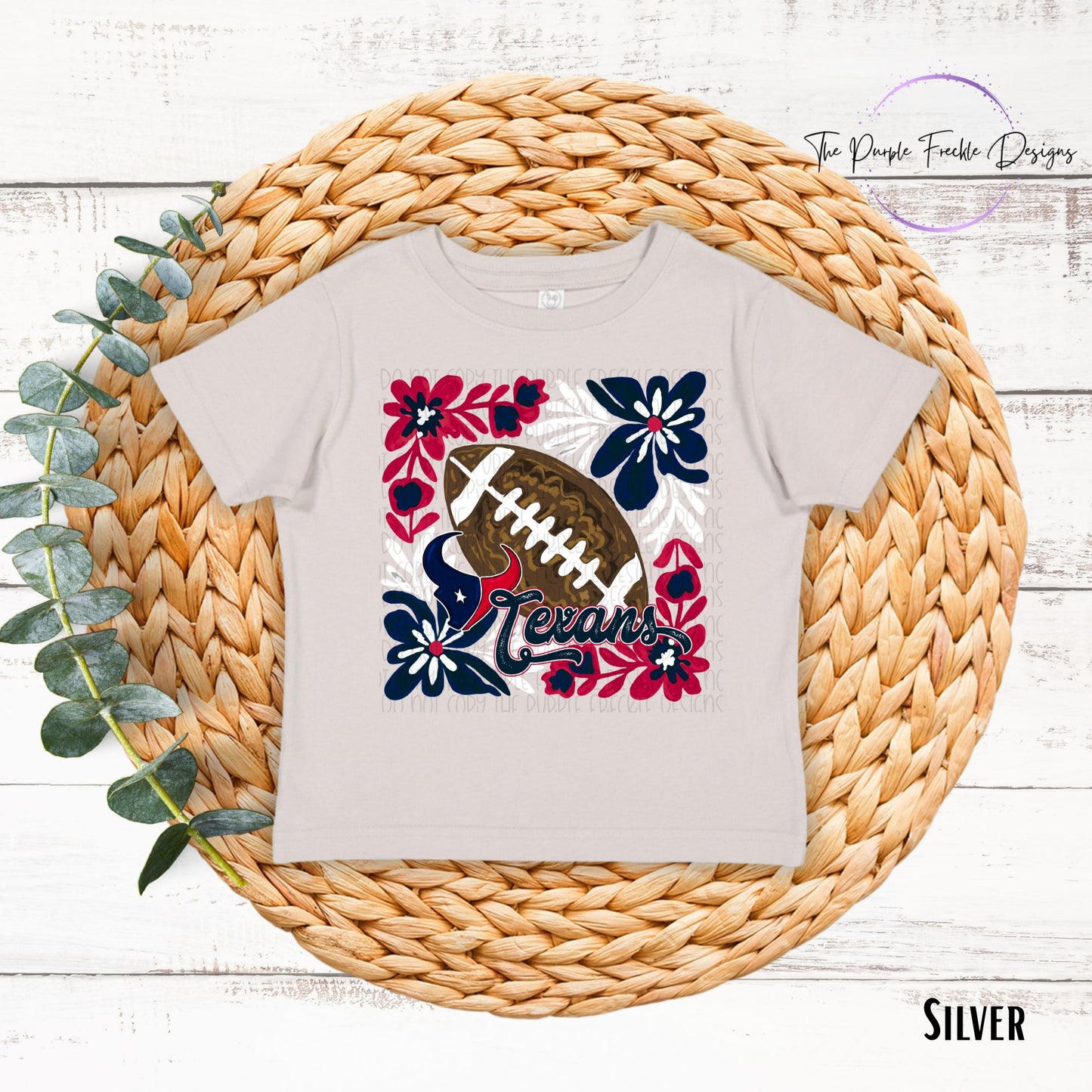 Floral Football Teams Kids