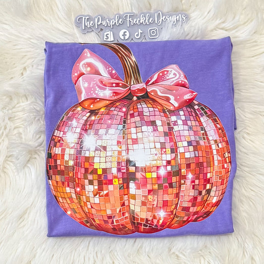 Disco Pumpkin on Violet