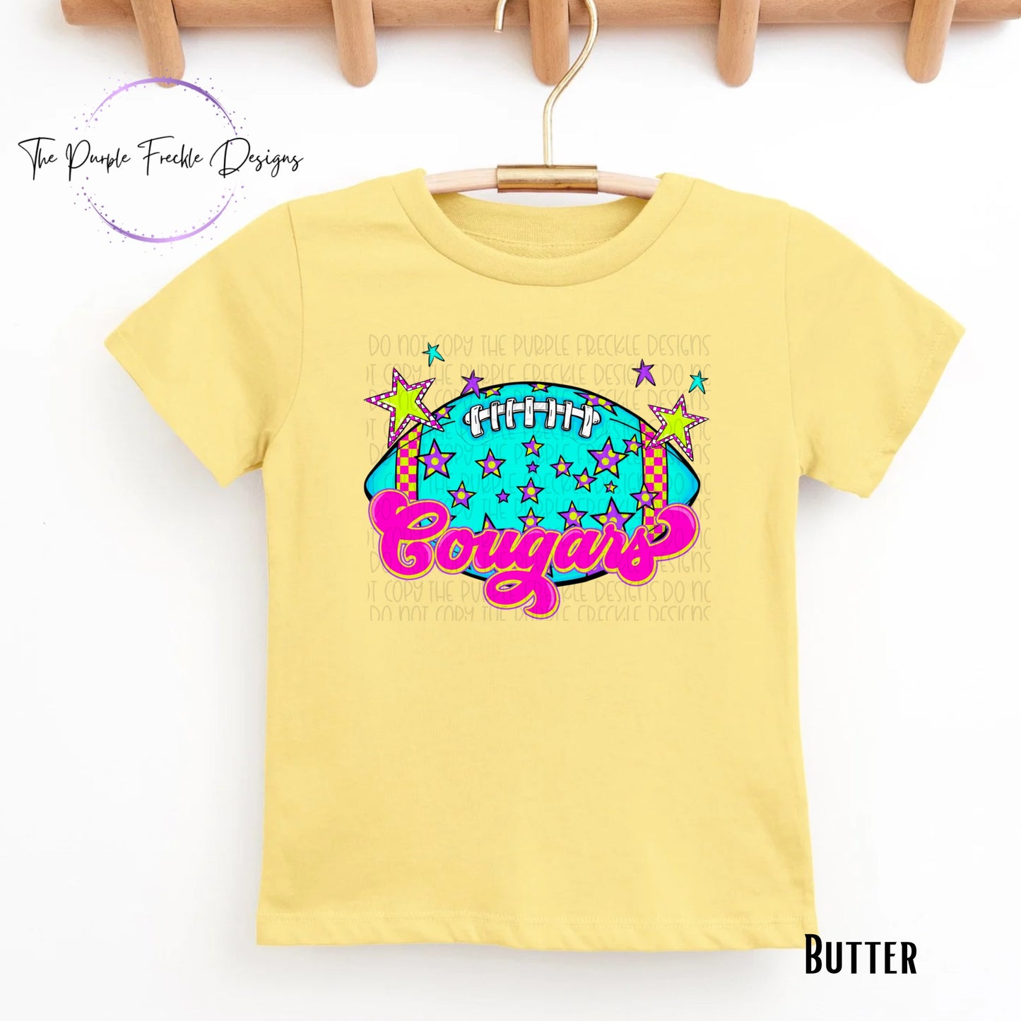 Neon Football Mascot Kids