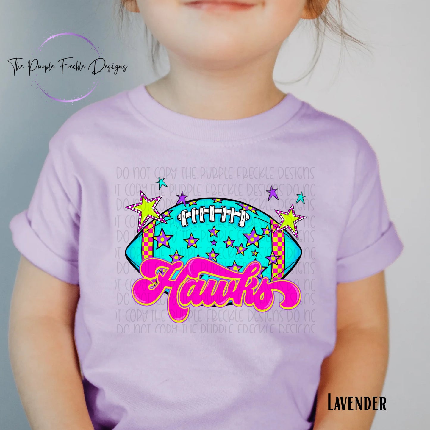 Neon Football Mascot Kids