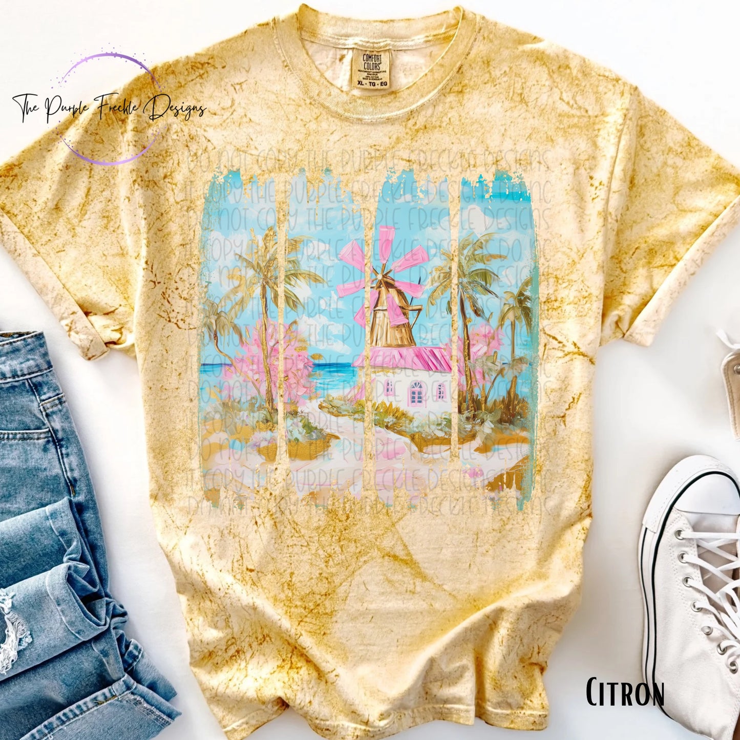 Watercolor Palm Trees