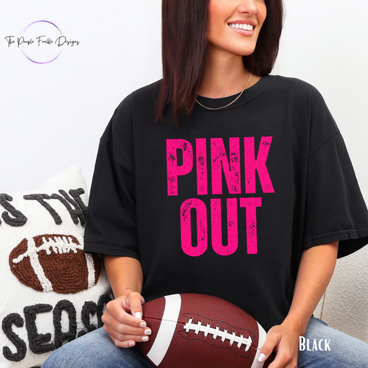 Block Letter Pink Out