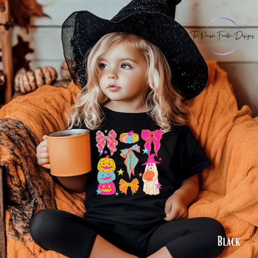 Neon Halloween Bows