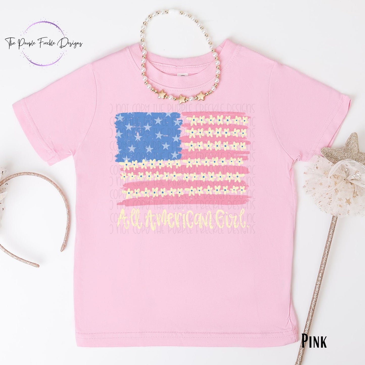 All American Girl Flag