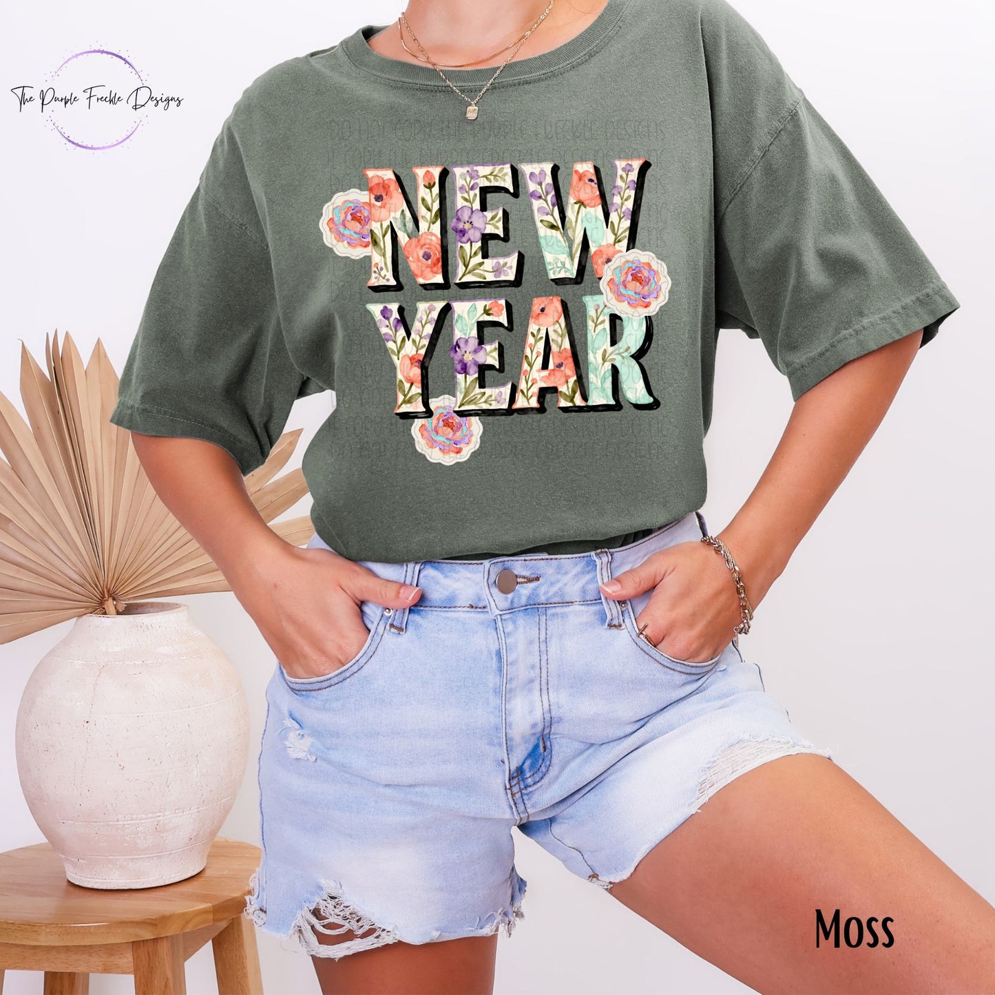 New Year Vintage Floral