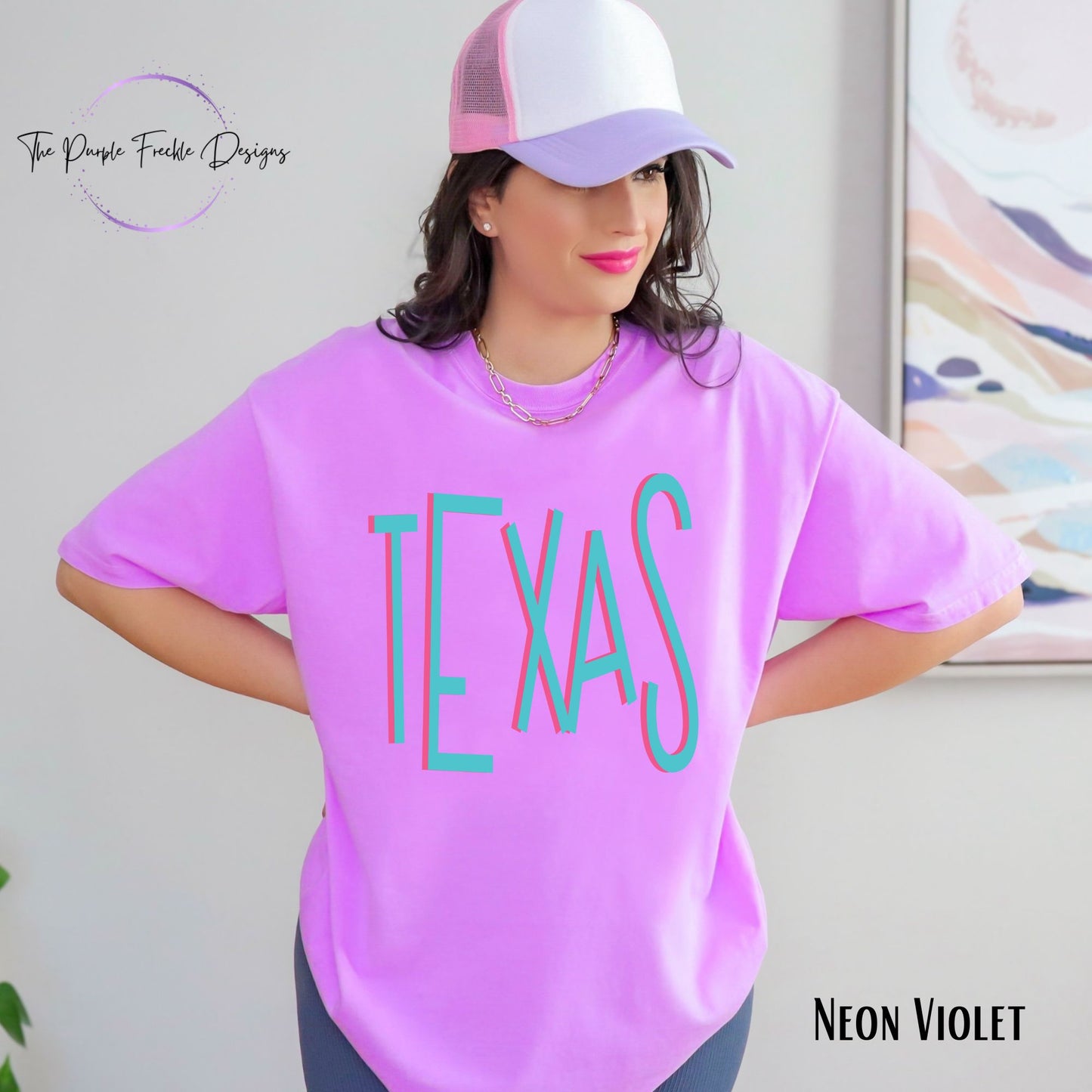 Pink and Blue Texas