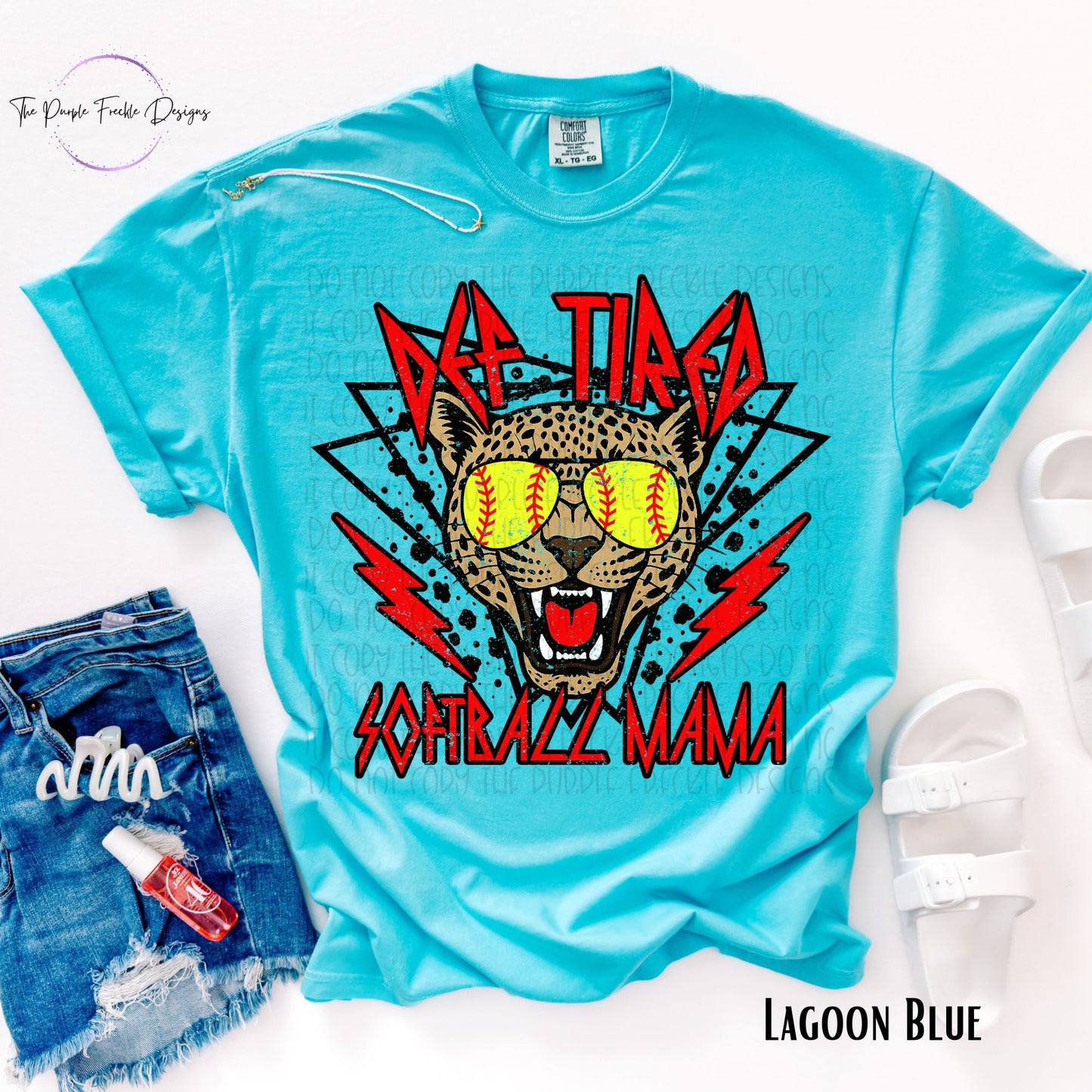 Def Tired Softball Mom