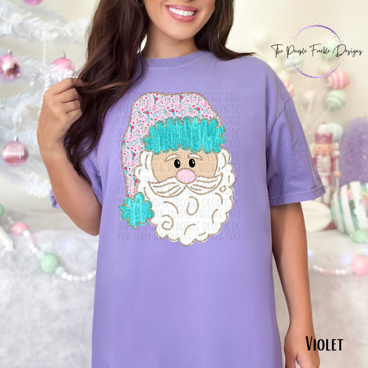 Blue Holly Santa Exclusive