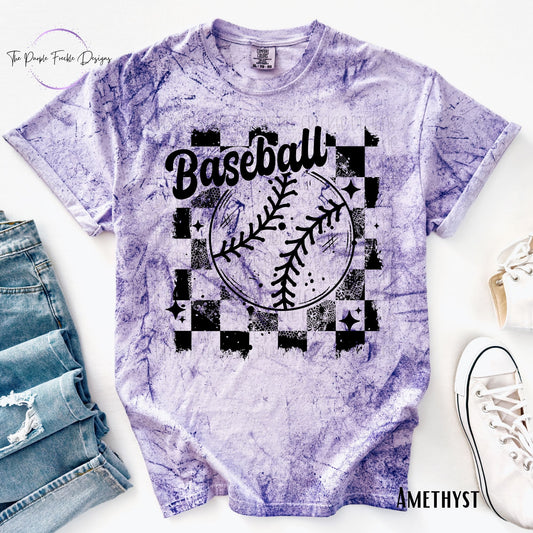 Baseball Checker Distressed