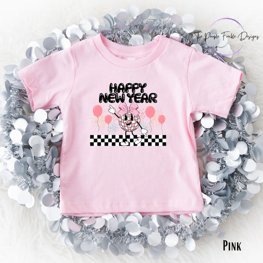Pink Happy New Year