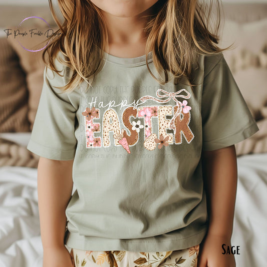 Happy Easter Floral Kids