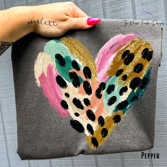 Fun Painted Heart